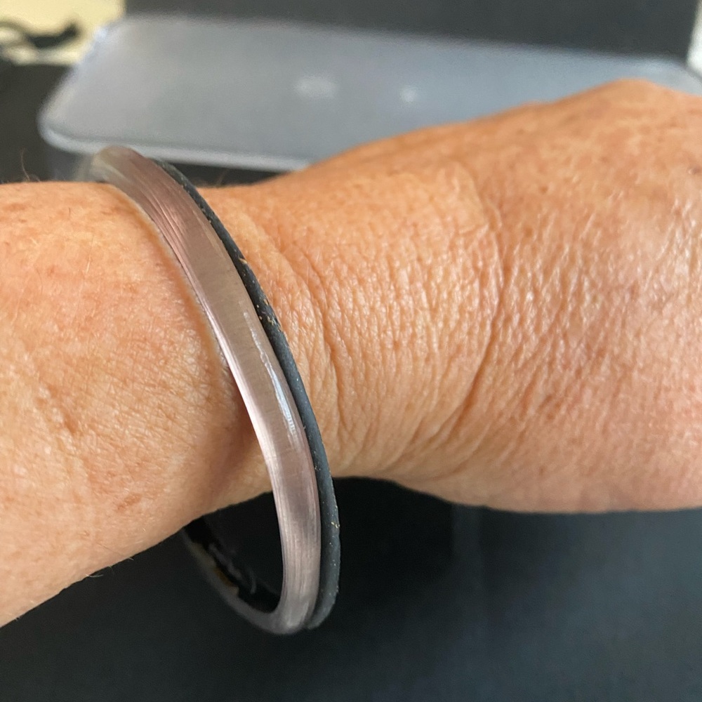 Alexis Bittar Lucite & Rubber Bracelet